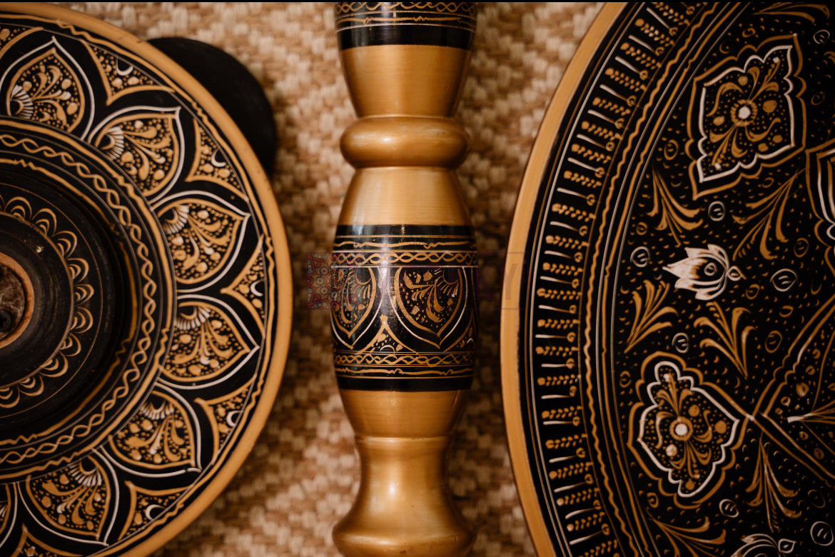 Ruvaé Kashmiri Zafran Table – Eclipse Gilded