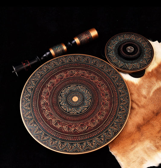 Ruvaé Kashmiri Zafran Table – Crimson Veil